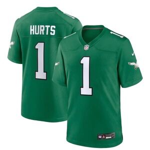 Nike Men's Philadelphia Eagles Jalen Hurts Game Player Jersey, Size Large - NWOT